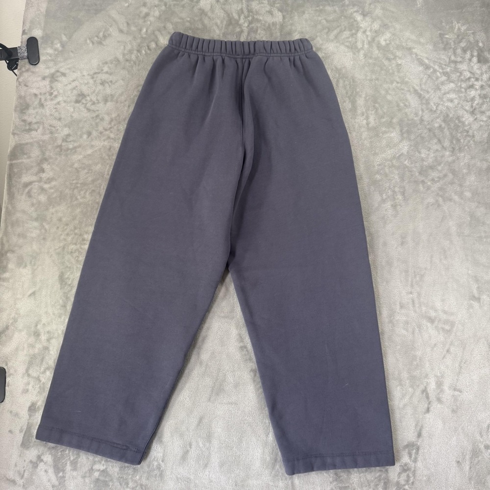 Fear Of God Essentials Sweatpants Mens XS Gray Fleece Joggers Logo Elastic Waist - Picture 11 of 16